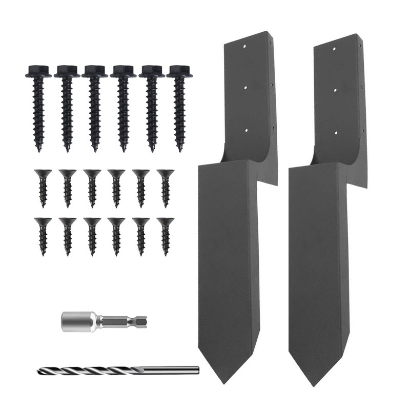 Kit de Anclaje para Poste de Cerca, Personalizable, para Jardín