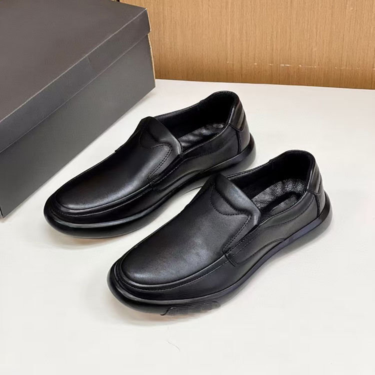 Soft Bottom Soft Surface Dad Shoes Genuine Leather Casual Leather Shoes Men's Lazy Shoes 2025 Spring and Autumn Fashionable Leg Driving Shoes