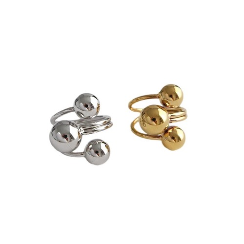 Cross-border new exaggerated ring for women, fashionable irregular planet index finger ring, adjustable exaggerated ring trend