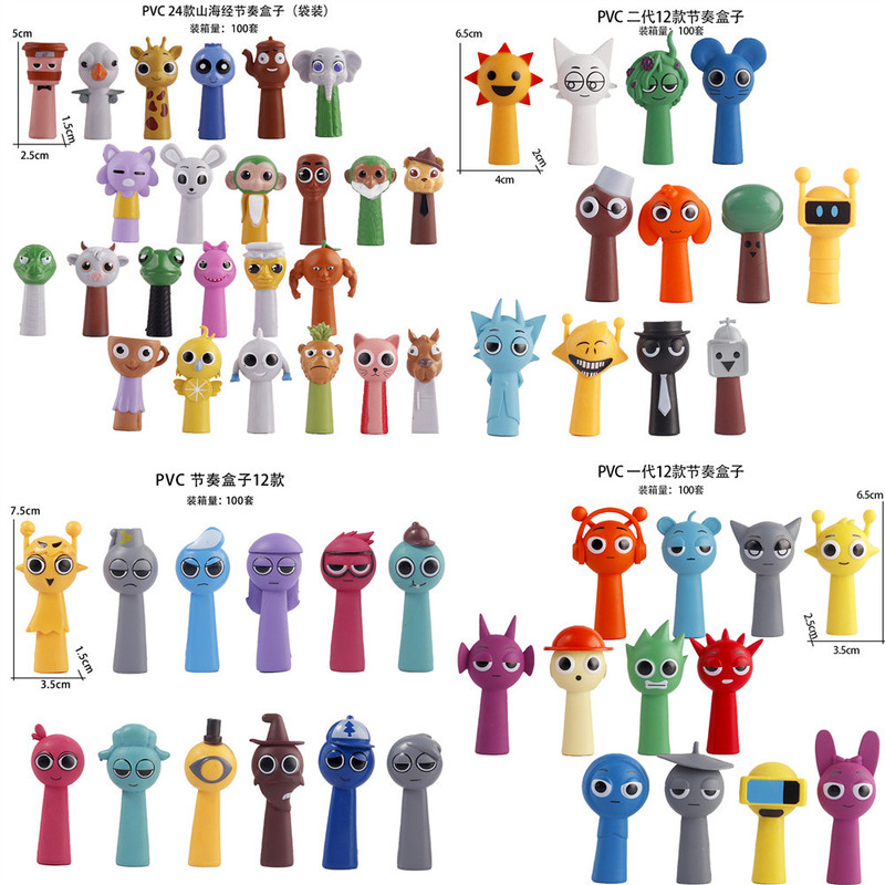 sprunki Rhythm Box Hand Toy Ornaments Simon Doll Doll Music Game Surrounding Complete Set of Doll sprunki Rhythm Box Hand Toy Ornaments Simon Doll Doll Music Game Surrounding Complete Set of Doll