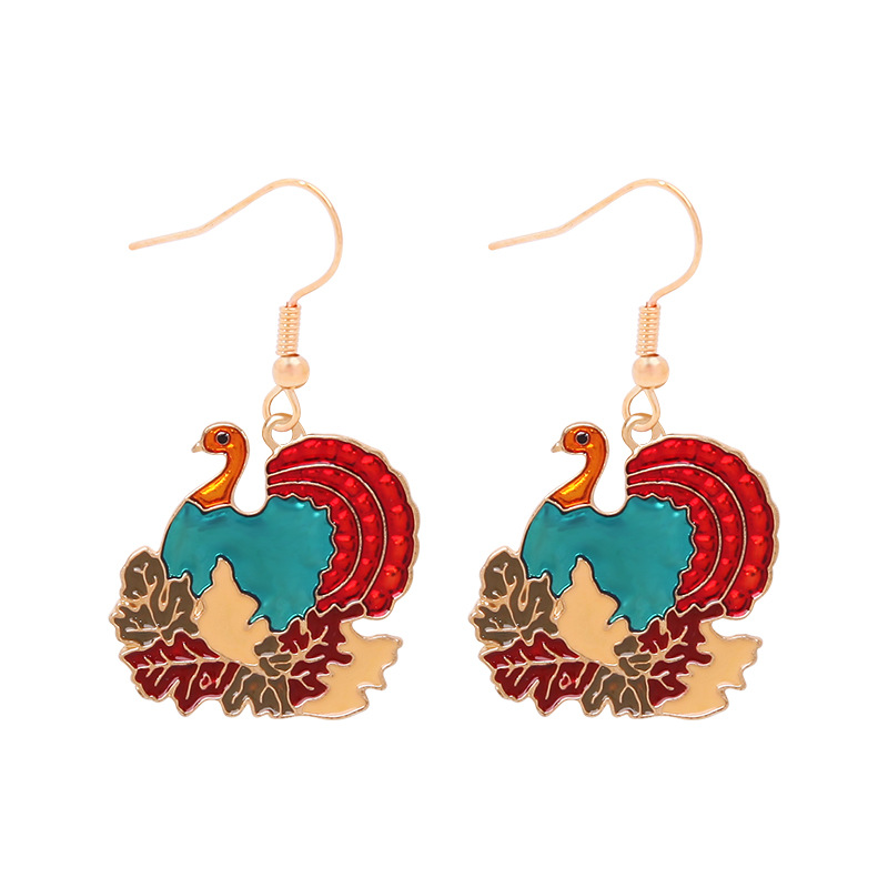 Fashion Animal Alloy Plating Earrings display picture 9