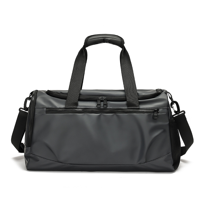 Bolsa de viaje de separación seca y húmeda de gran capacidad, almacén de zapatos independiente, bolsa de fitness deportiva, bolso de mensajero portátil para viajeros de negocios para hombres
