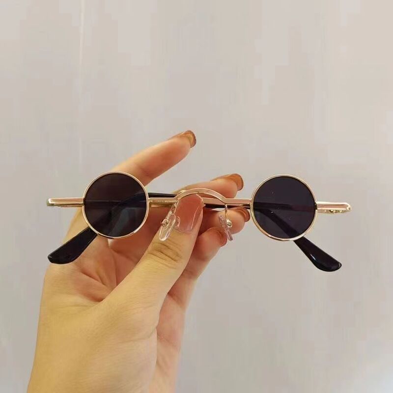 Funny Round Small Glasses Men's Trendy Small Lens Sunglasses Chattering Internet Popular Funny Personality Retro Small Round Frame Sunglasses Funny Round Small Glasses Men's Trendy Small Lens Sunglasses Chattering Internet Popular Funny Personality Retro Small Round Frame Sunglasses