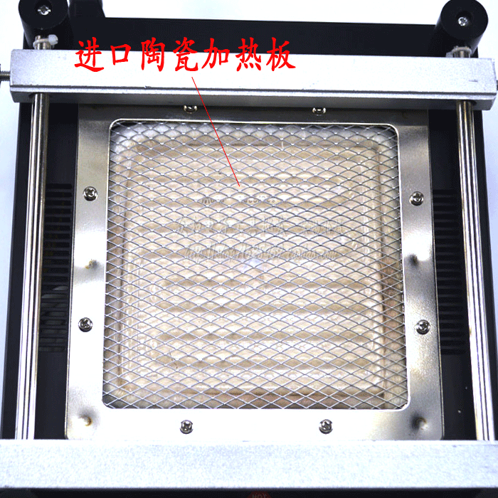 Gaodi protección ambiental sin plomo plataforma de precalentamiento 853BGA calentamiento y reparación 863 pantalla digital estaño desmontaje tabla de soldadura pistola de aire caliente