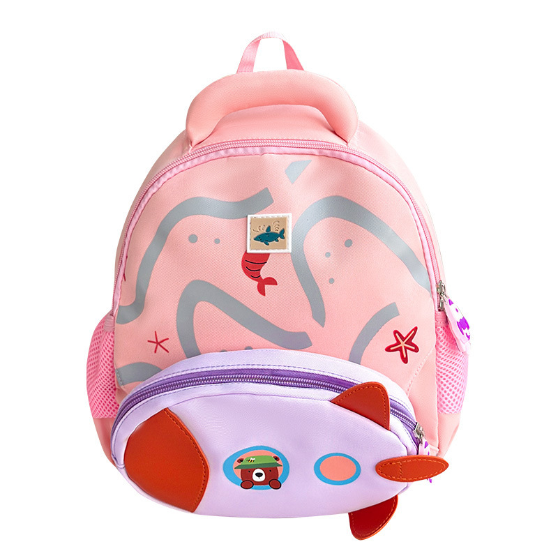Mochila escolar para niños Dibujos animados Anime Kindergarten Mochila para niños 3-5 años Clase pequeña y media Mochila para niños y niñas Comercio exterior