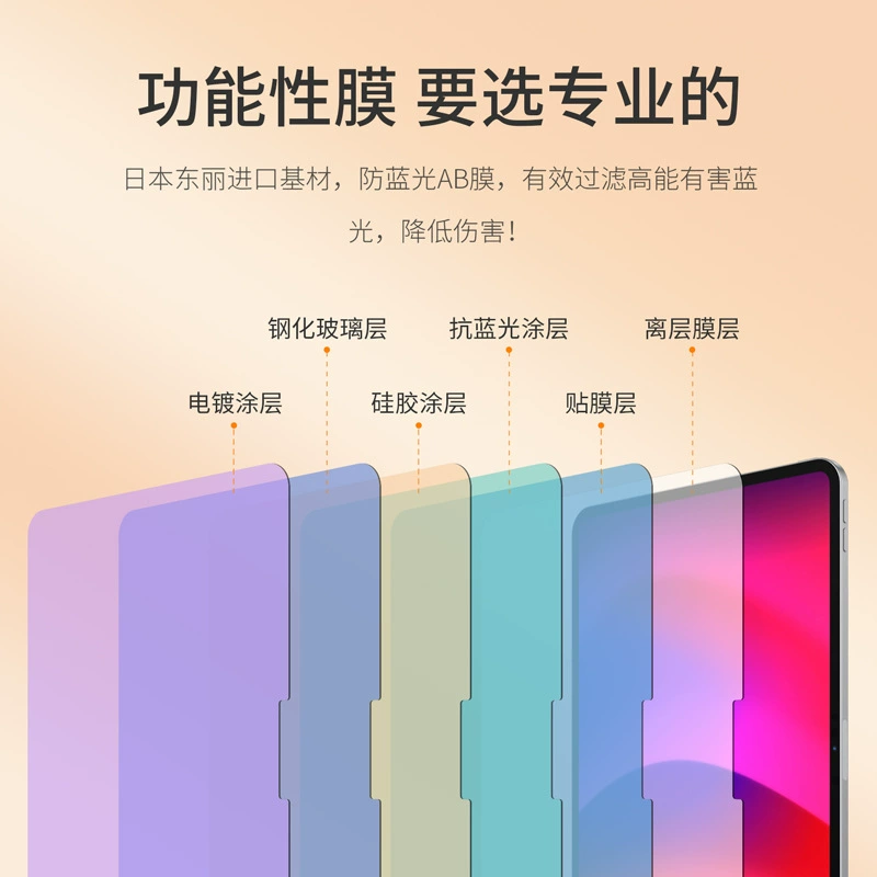 Nillkin Подходящий для iPad Pro 11 2025 планшет антисиний свет закалённое ударопрочное стеклянное защитное покрытие 10.9