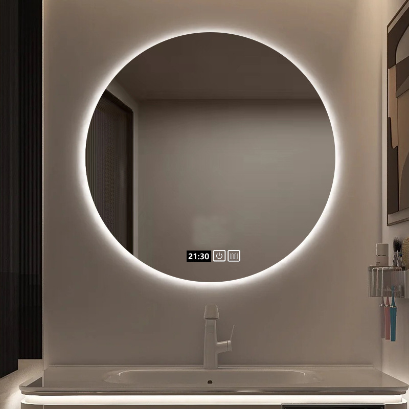 Espejo de baño redondo, espejo de baño de pared, espejo de baño redondo, espejo de baño inteligente, espejo de baño de pared