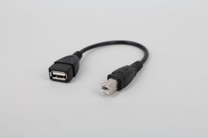 USB female to B male data cable printer scanner mobile hard disk adapter cable a female printer male Square Port