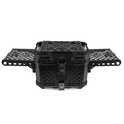 Storage Tail Box for Electric — Motorcycle trunk - four-dimensional-45l-active-armor-tail-boxall-black