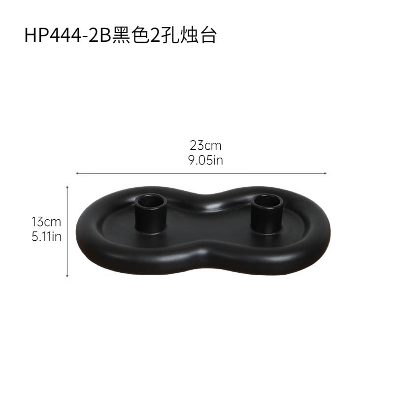 Moderno minimalista ins viento cerámica decoración de vela doméstica decoración artística base al por mayor