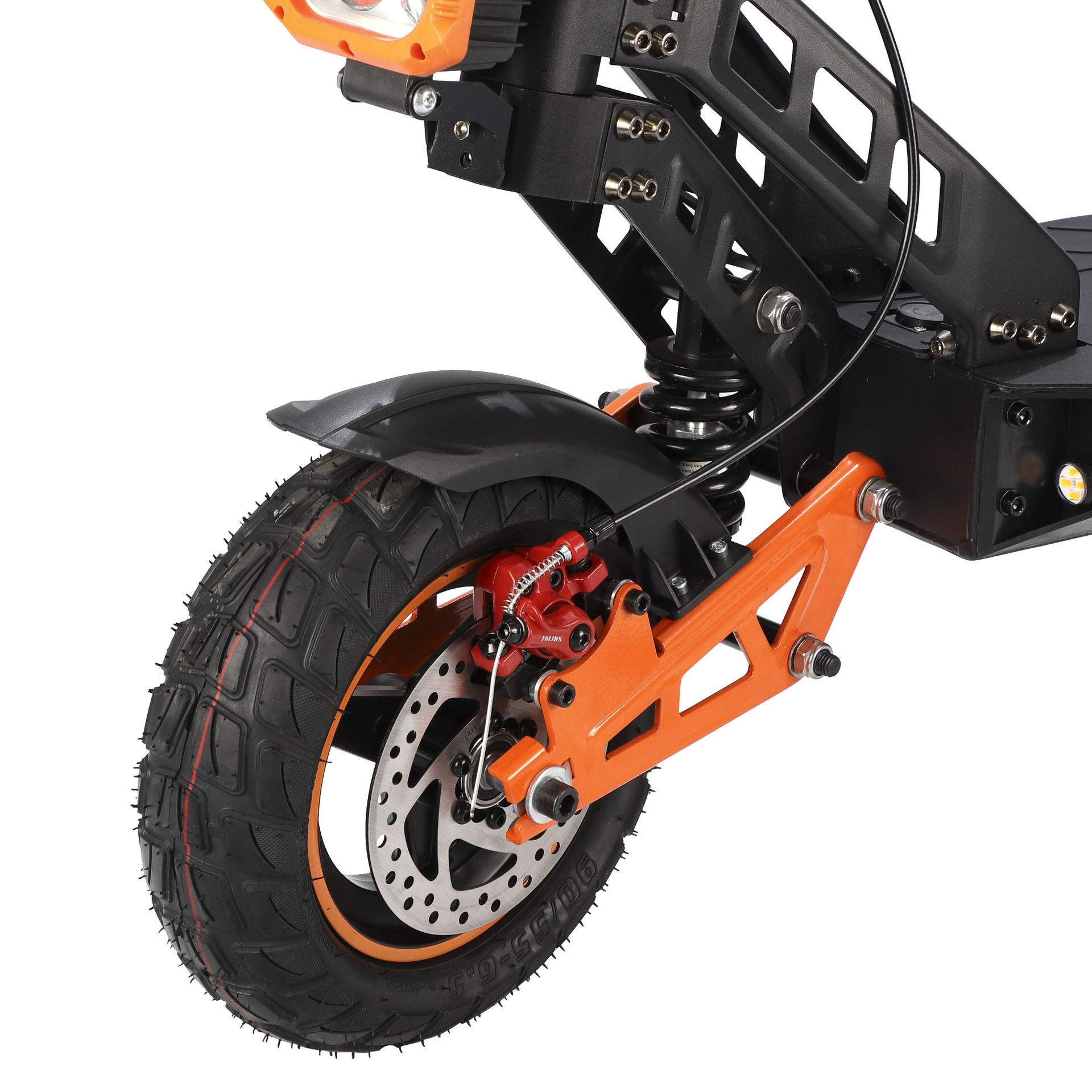 Cross-border adult off-road electric scooter, foldable two-wheeled electric vehicle, portable outdoor commuting scooter, wholesale