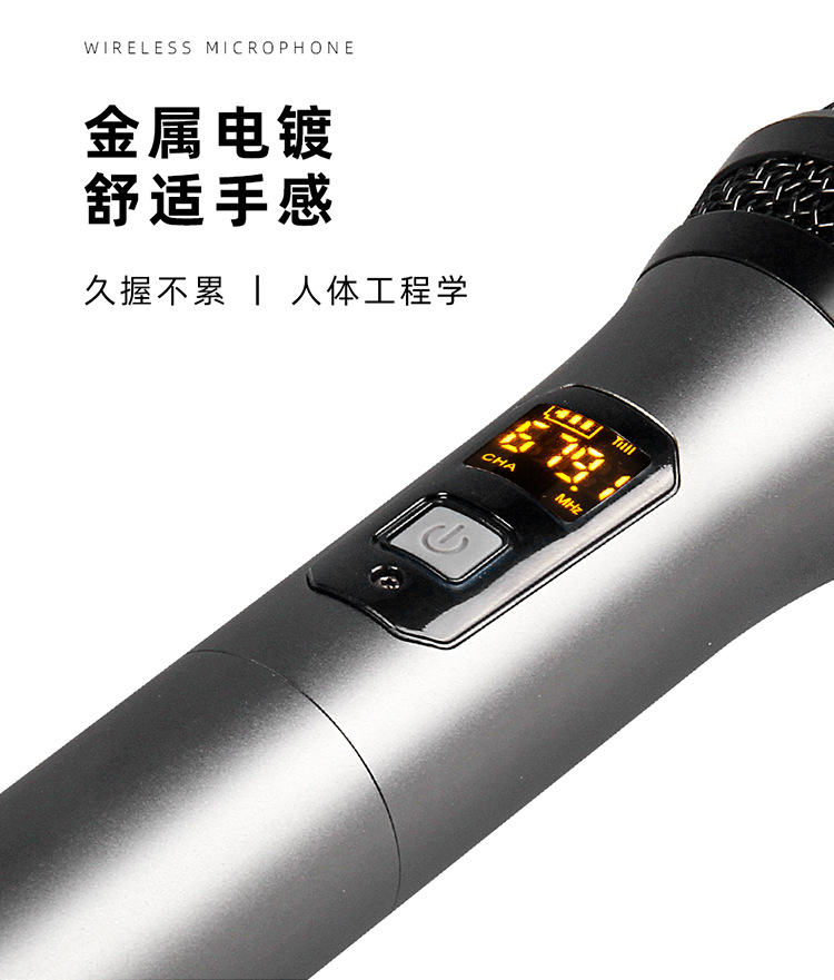 Micrófono inalámbrico U-segmento etapa rendimiento tarjeta de sonido amplificador audio Bluetooth altavoz anillo móvil karaoke universal micrófono universal