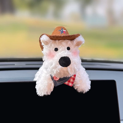 Car ornaments — Figurine, Cute Plush Toy for