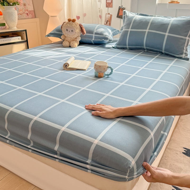 Funda de cama fija Colcha Simmons Cubierta protectora Cubierta de polvo Colchón Cubierta de cama individual Doble individual Sábana de cama antideslizante transfronteriza