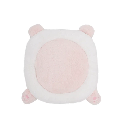 Seat cushion, seat cover – Seat Cushion for All Seasons - rabbit-fur-color-matching-round-cushion-pink