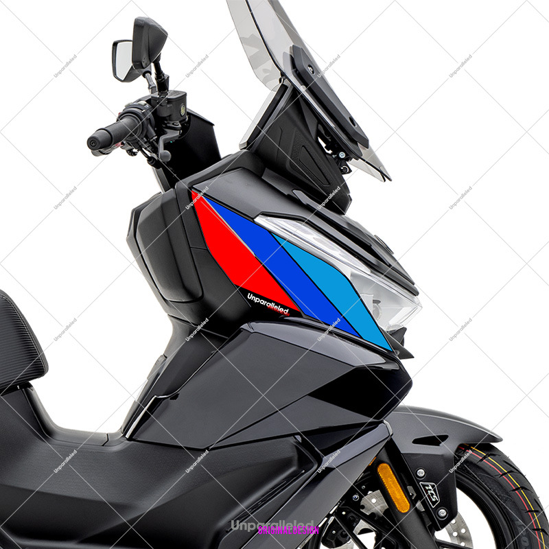 Adecuado para 25 Promise SR250GT Carrocería Impresión Decoración impermeable Pegatina Pegatina Modificación Accesorios