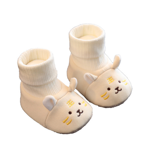 Baby shoes and socks tiger head spring and autumn soft soles for boys and girls, 379 months newborn shoes, 0-1 years, fabric shoes, anti-slip winter