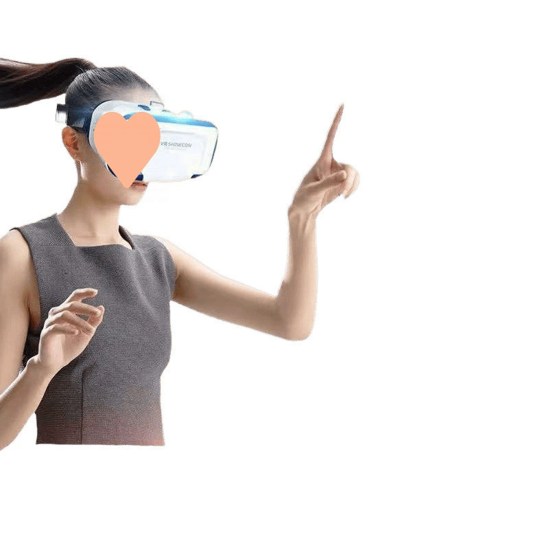 VR очки виртуальная реальность игры фильмы смартфон коробка три D очки все-в-одном головное ношение thousand fantasy mirrors
