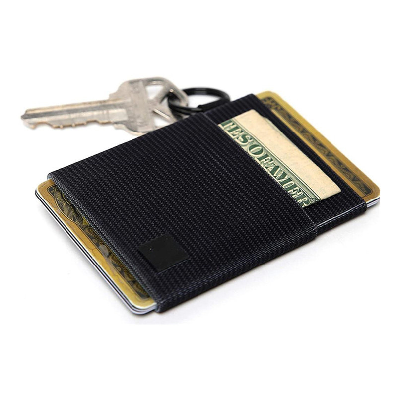 Handheld elastic card holder