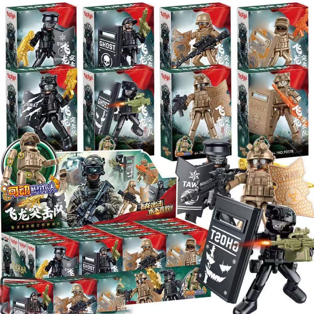 Lw90208 flying dragon special forces building blocks
