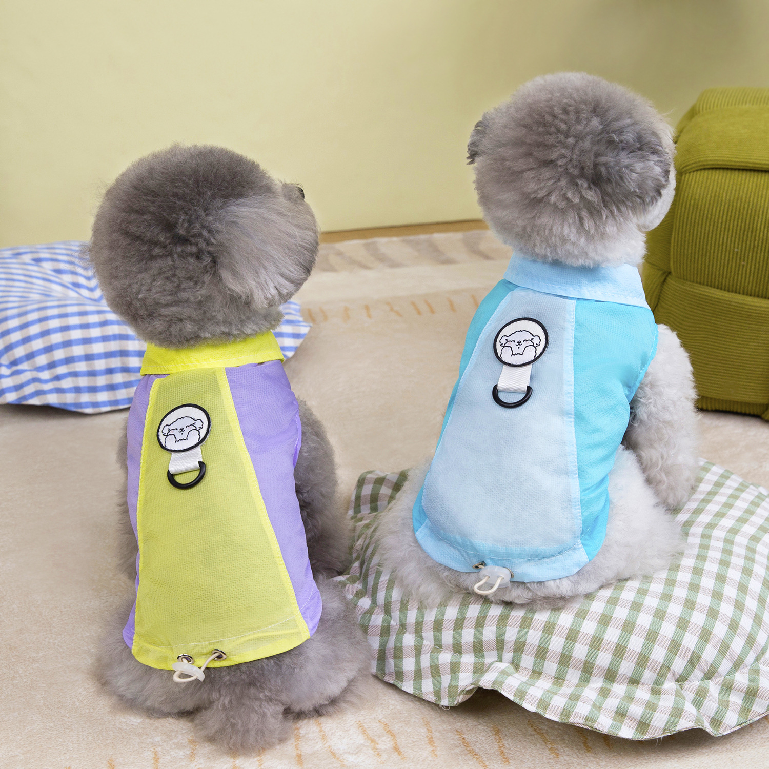 Spring/Summer Lightweight Comfortable Cooling Pet Sun Protection Clothing Ultra Thin Polyester Fabric Dog Clothes_voghion.com