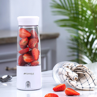 山水便携式果汁杯USB充电果汁机榨汁机摇摇杯|ms