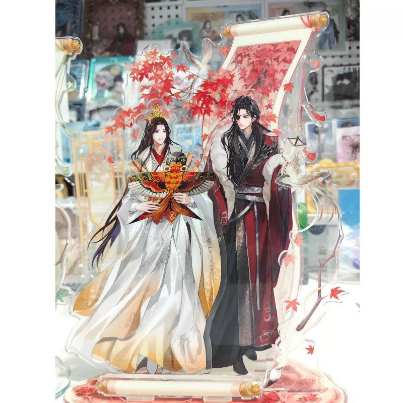 Акриловая настольная подставка Huacheng — Heavenly Official's Blessing Xie Lian, двойная фигурка, 10×8 см