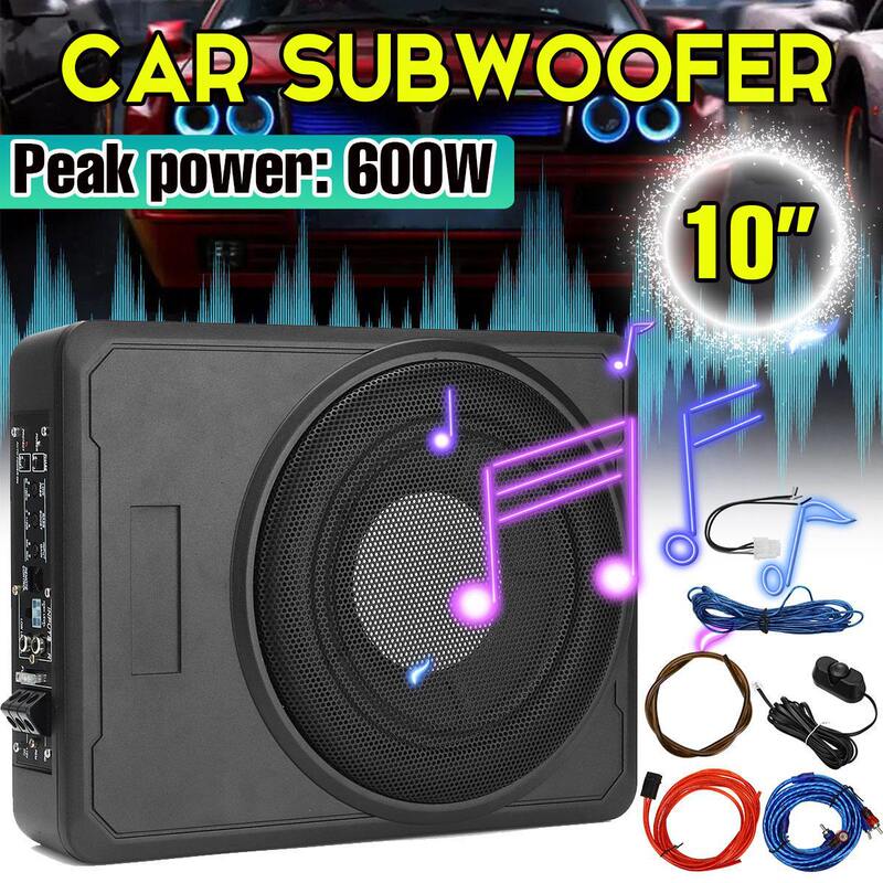 Factory direct high-power 12v pure bass car seat modified speaker 10-inch Car Subwoofer ultra-thin