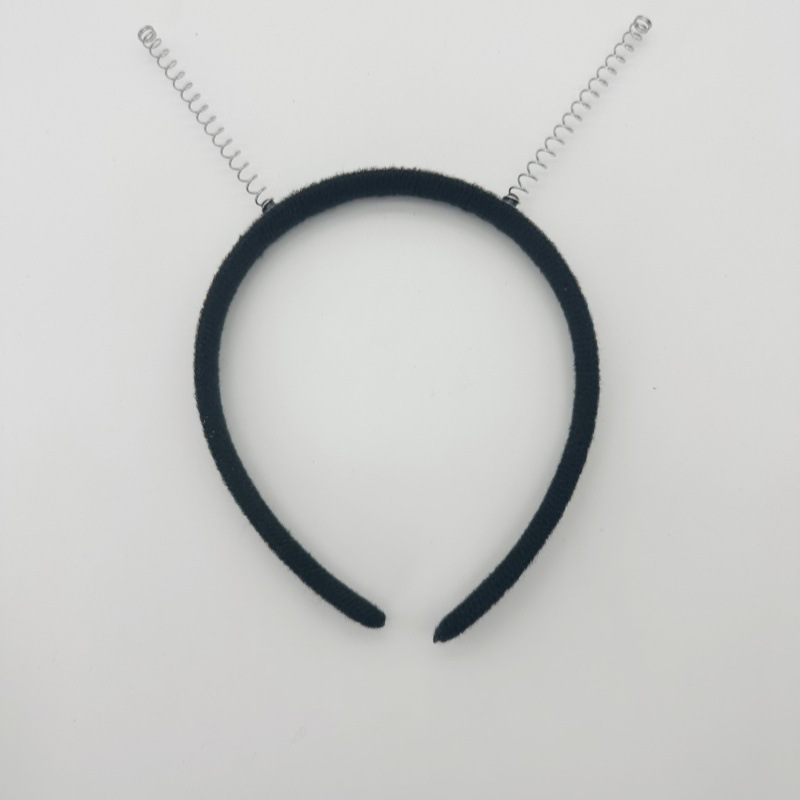 1.3 black brushed cloth with spring