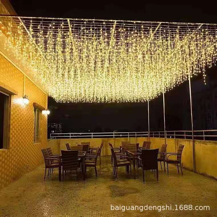 led string lights wholesale ice strip lights outdoor Christmas New Year decoration small lights waterfall lights all over the Sky star curtain lights led string lights wholesale ice strip lights outdoor Christmas New Year decoration small lights waterfall lights all over the Sky star curtain lights