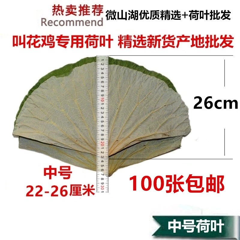 Средний Весь Лист Лотоса Бутик Озеро Вэйшань Весь сухой лист лотоса Опубликовано для того чтобы сделать Лист лотоса Рис Маринованный Куриный Листья Лотоса Клейкий Рис Курица