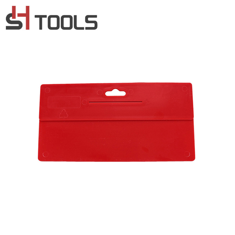 加厚塑料墙纸墙布刮板厂家批发 大号长方形带切割线塑料刮板刮刀