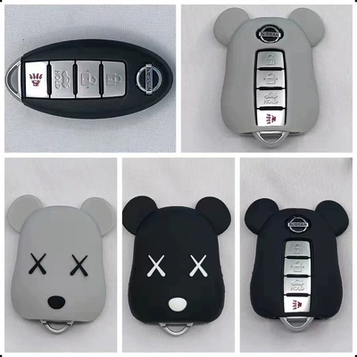 Dragon cat claw key cover, Car key bag - nissan-violence-bear-black-a-ring