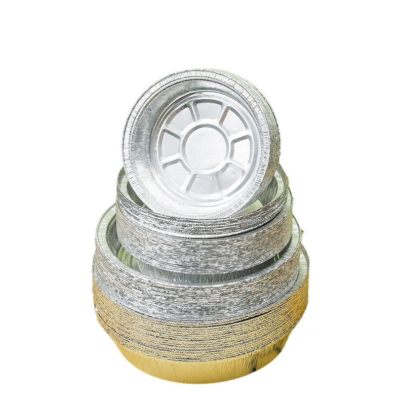 一次性空气炸锅锡 纸盒烘焙托盘 专用圆形锡纸碗食品级铝箔锡纸盘|undefined