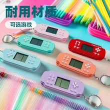 跨境俄罗斯方块psp电子游戏机创意怀旧掌上钥匙扣