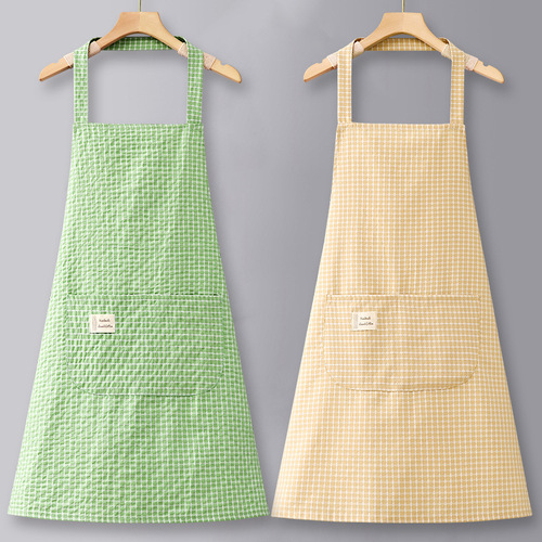 New Style Pure Cotton Apron Kitchen Home Use Dining Cloth Cooking Restaurant Special Purpose Popular Commercial Stylish Workwear for Women