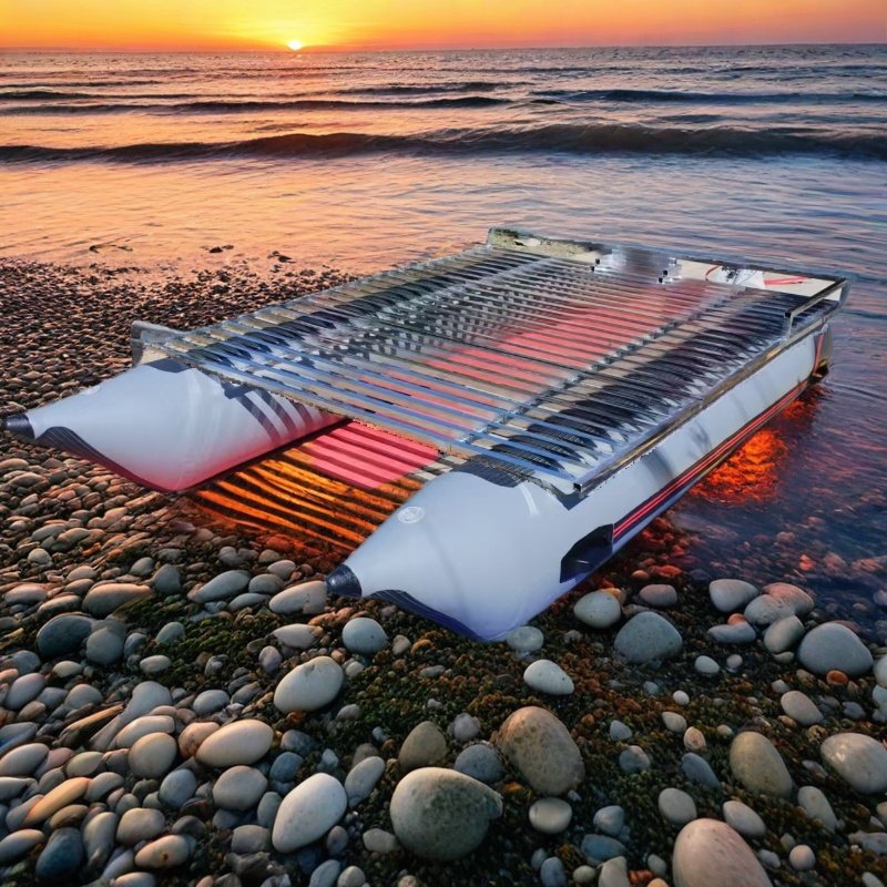 Net Inflatable Pontoon Boat Raft Pontoon Boat Fishing Pontoon Telescopic Platform