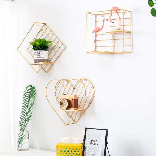 Milk tea shop restaurant wall iron art wall hanging sofa background wall decoration pendant staircase wall Nordic style decoration