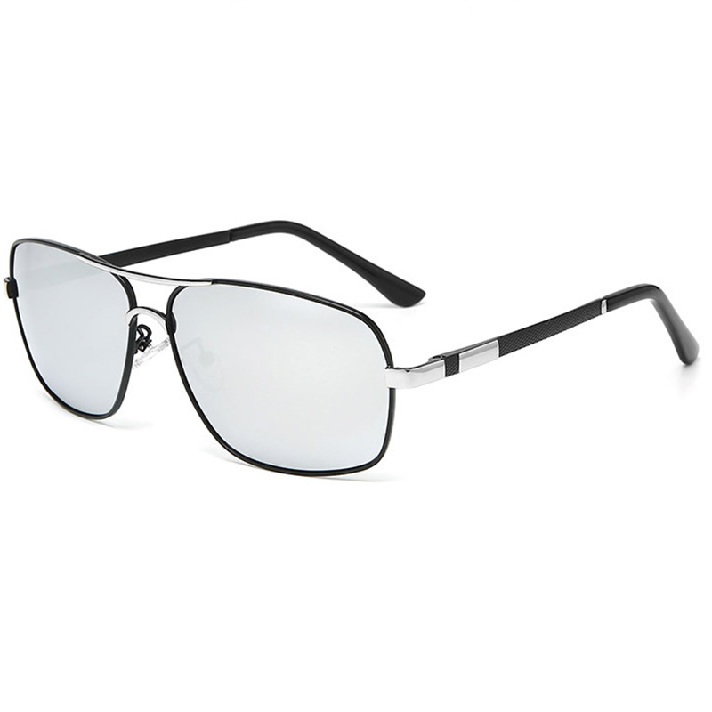 블랙 도트 실버 프레임 그레이 (편광 조명)