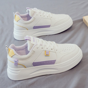 Foreign trade wholesale 2024 spring white shoes women's new board shoes casual sports dad shoes
