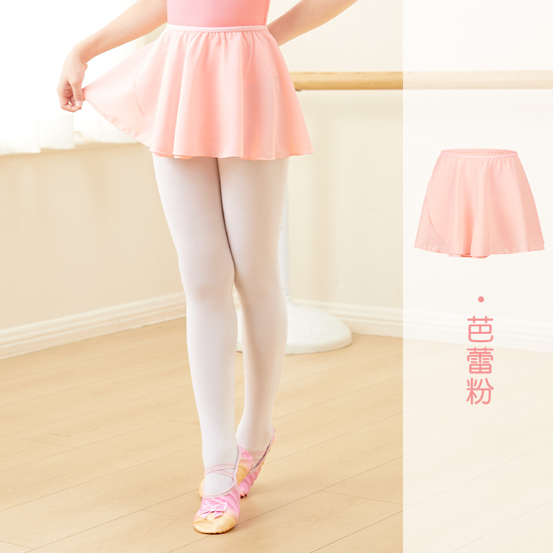 Ropa de baile, faldas, ropa de práctica para niñas y niños, falda elástica de gasa de verano, falda de baile de ballet chino, falda de baile
