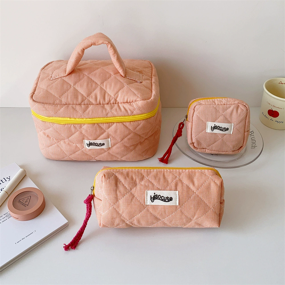 Брендовая портативная вместительная косметичка, organizer bag, маленькая сумка, пенал