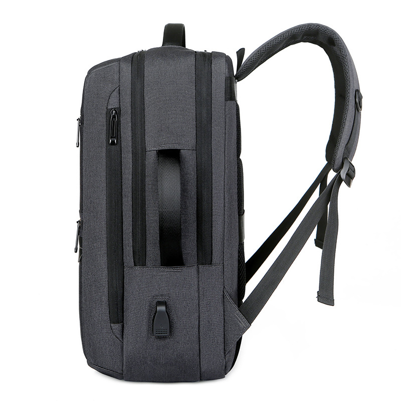 Business men's laptop bag, large capacity portable travel backpack, new waterproof Oxford cloth backpack_voghion.com