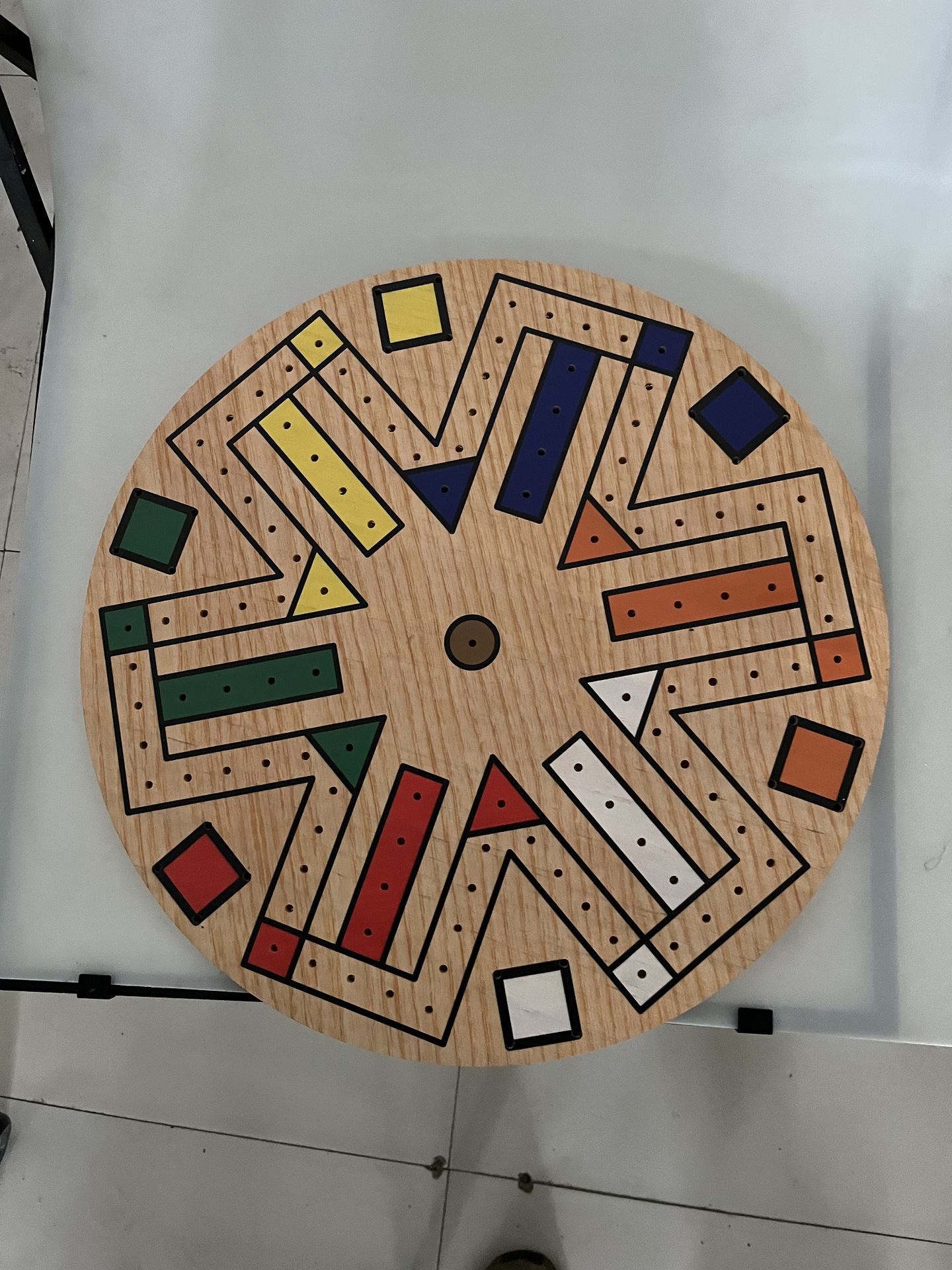 Juego de pista rápida carril rápido juego de mesa de madera Ludo madera partido juego apoyos