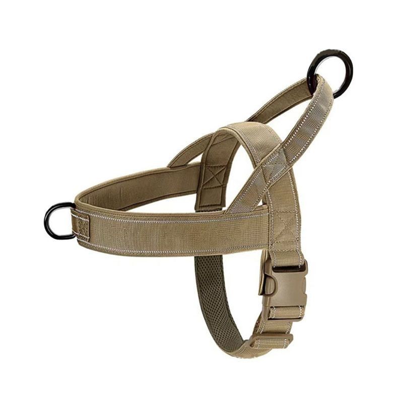 Amazon explosión tática correa de pecho tracción de perro collar de perro grande chaleco de pelo dorado tracción de perro