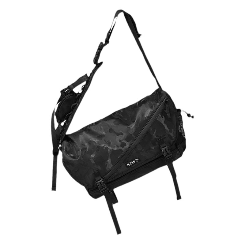 Youth Tooling Bag Fashionable Japanese Style Crossbody Bag Men's Youth Satchel Large Capacity Street Shooting Fashionable Shoulder Casual Bag