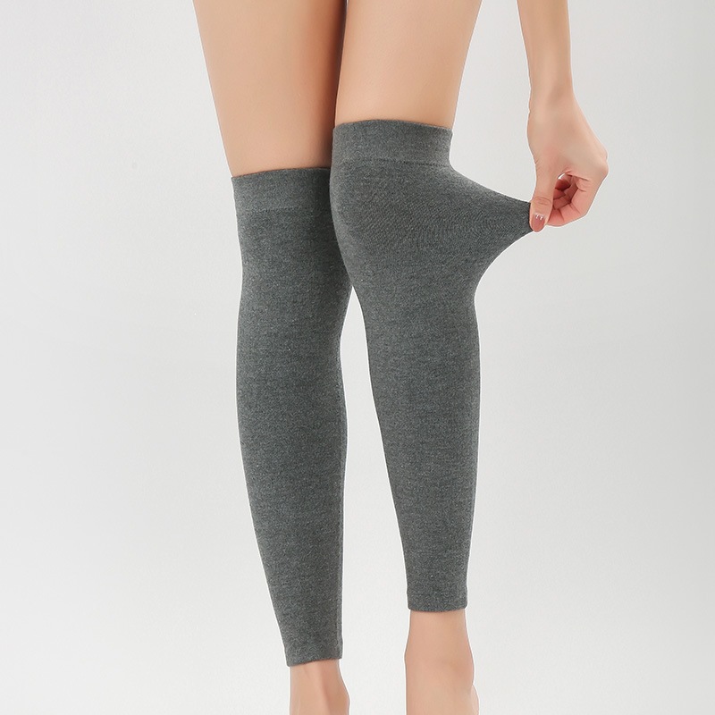 Summer thin extended knee pads for sports, unisex joint sleeves, long leg warmers for air-conditioned rooms, and postpartum warmth