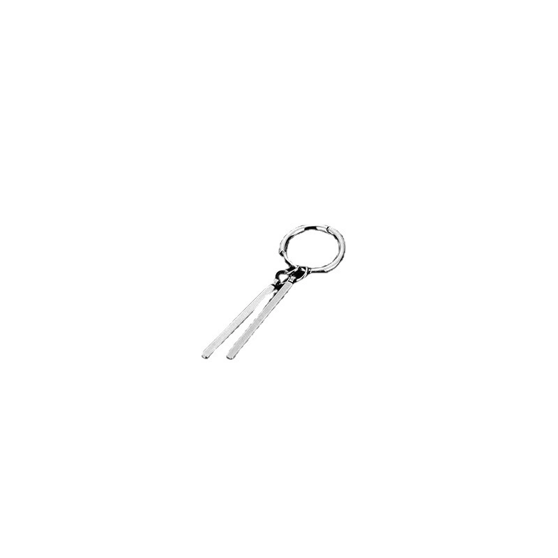 Серьги из нержавеющей стали, корейский стиль, клипсы и гвоздики, простой элегантный дизайн