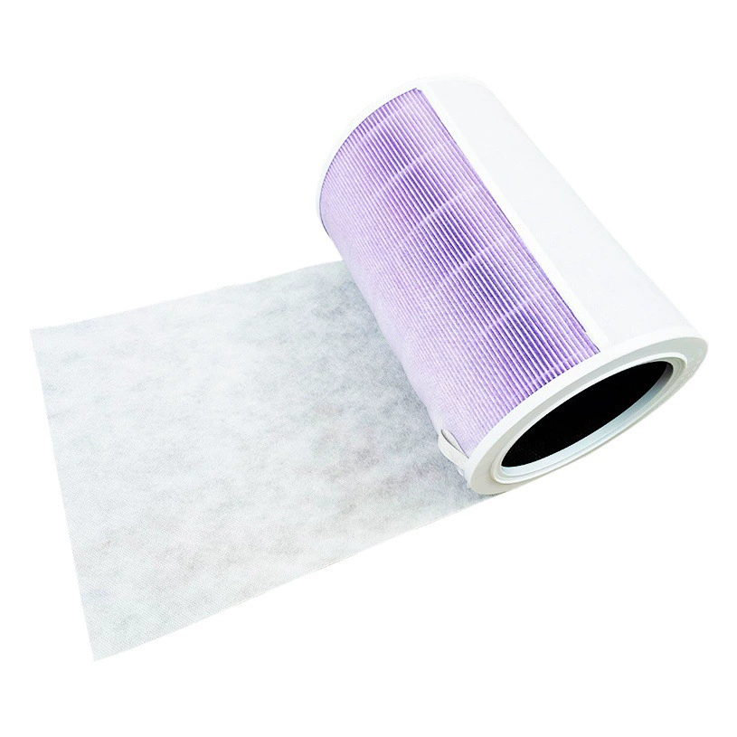 Фильтрующий элемент для очистителя воздуха, нетканый материал для масок, 50 г, самоклеящийся, продлевает срок службы, гипоаллергенный, для очистителя воздуха