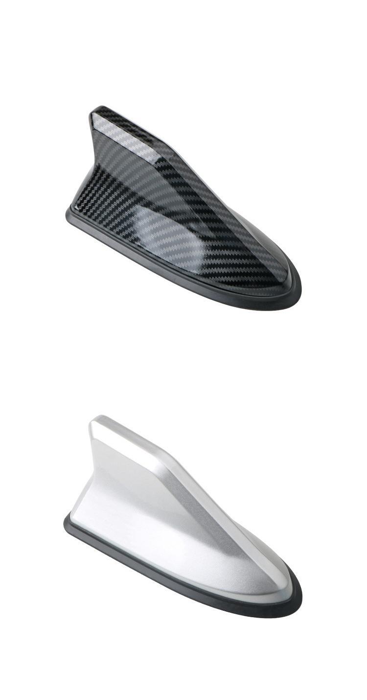Car Decorative Shark Fin Antenna with Signal Radio Special Antenna Roof Spoiler Antenna Modification Without Drilling